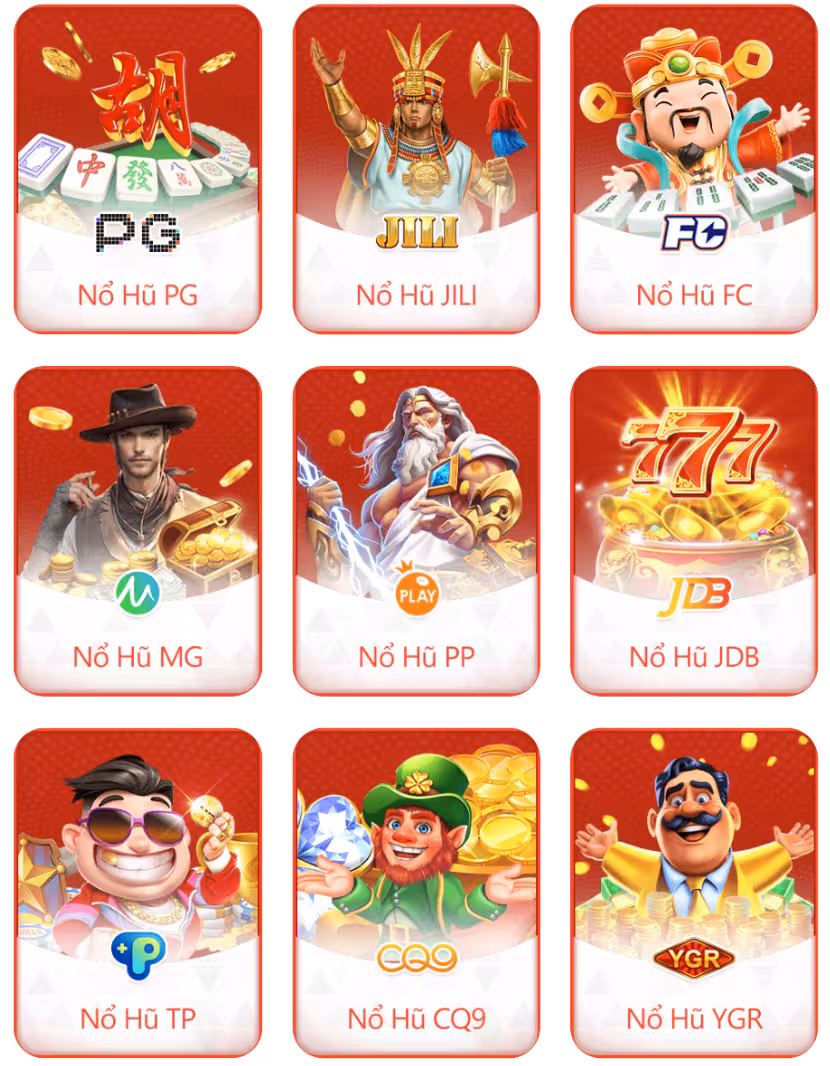 Sảnh game Nổ hũ HUBE